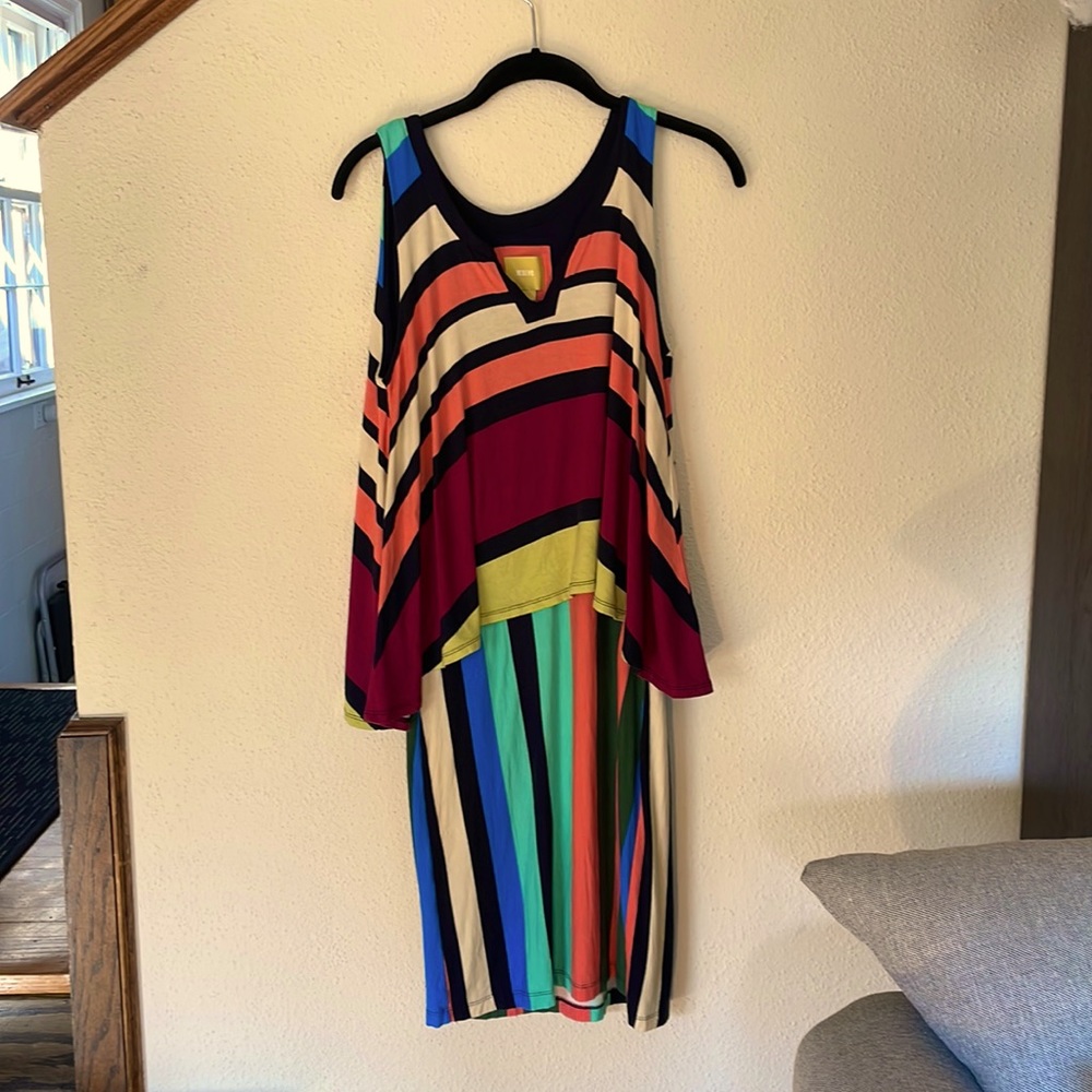 Anthropology Maeve striped dress - Small